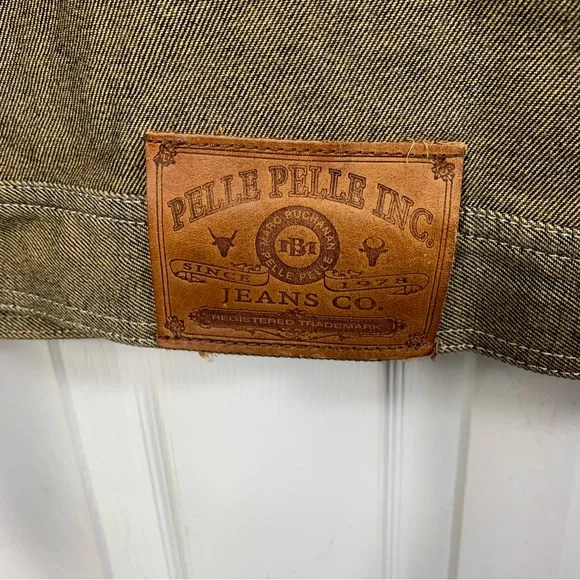 Pelle Pelle Jean Jacket Oversized Mens Size XL - Picture 6 of 6